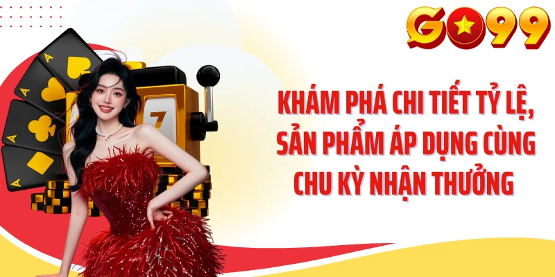 Khám phá chi tiết tỷ lệ, sản phẩm áp dụng cùng chu kỳ nhận thưởng 